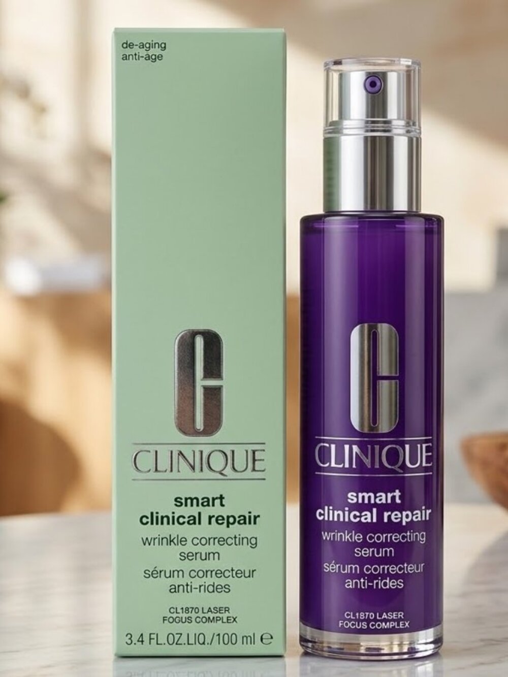 Clinique Smart Clinical Repair™ Wrinkle Correcting Serum 3.4 oz / 100ml New